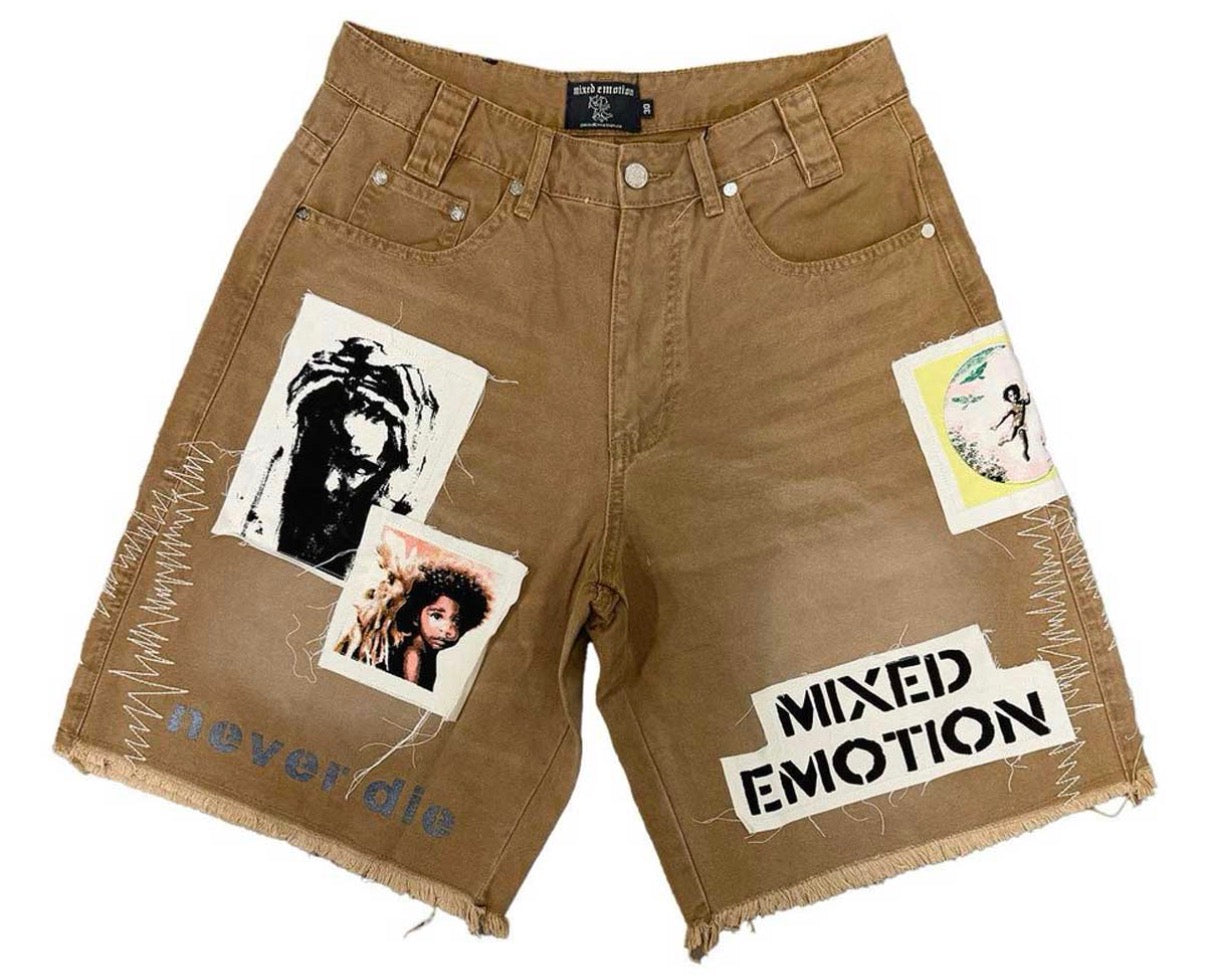 Mixed Emotions Khaki Chaos Carpenter Shorts