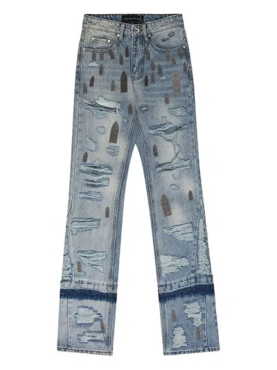 Who Decides War Blue Amplified Straight-Fit Jeans