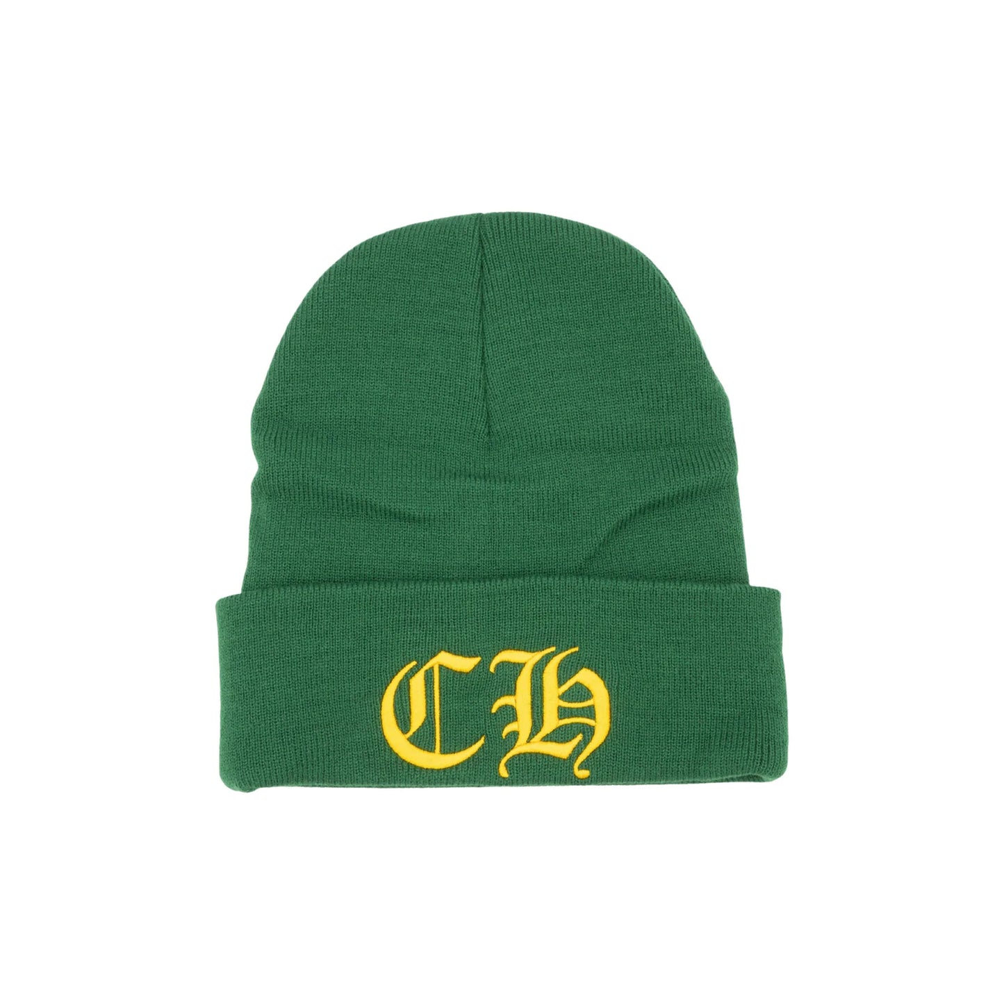 Chrome Hearts Green / Yellow CH Beanie