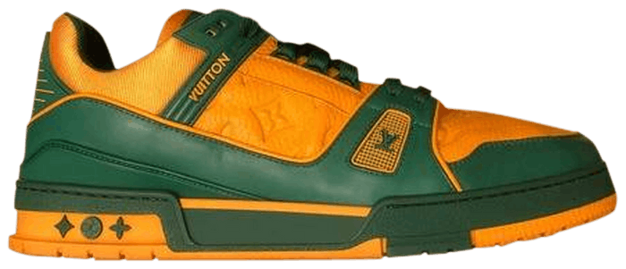 Louis Vuitton Trainer Green Orange Monogram