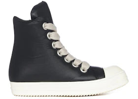 Rick Owens DRKSHDW Hollywood Jumbo Lace High Peached Lambskin Black Milk