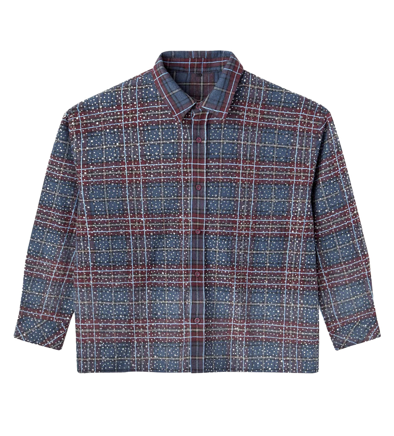 HMDD DISCO FLANNEL NAVY/RED