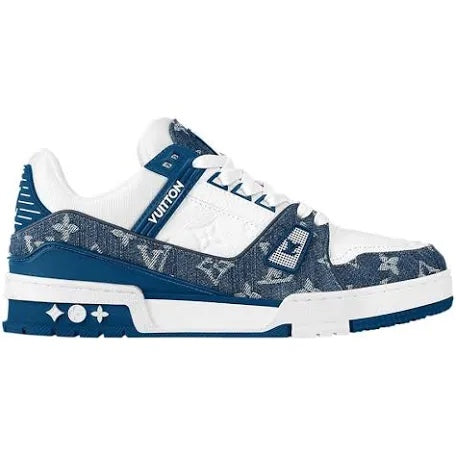 Louis Vuitton Trainer Sneaker Monogram Denim Light Blue