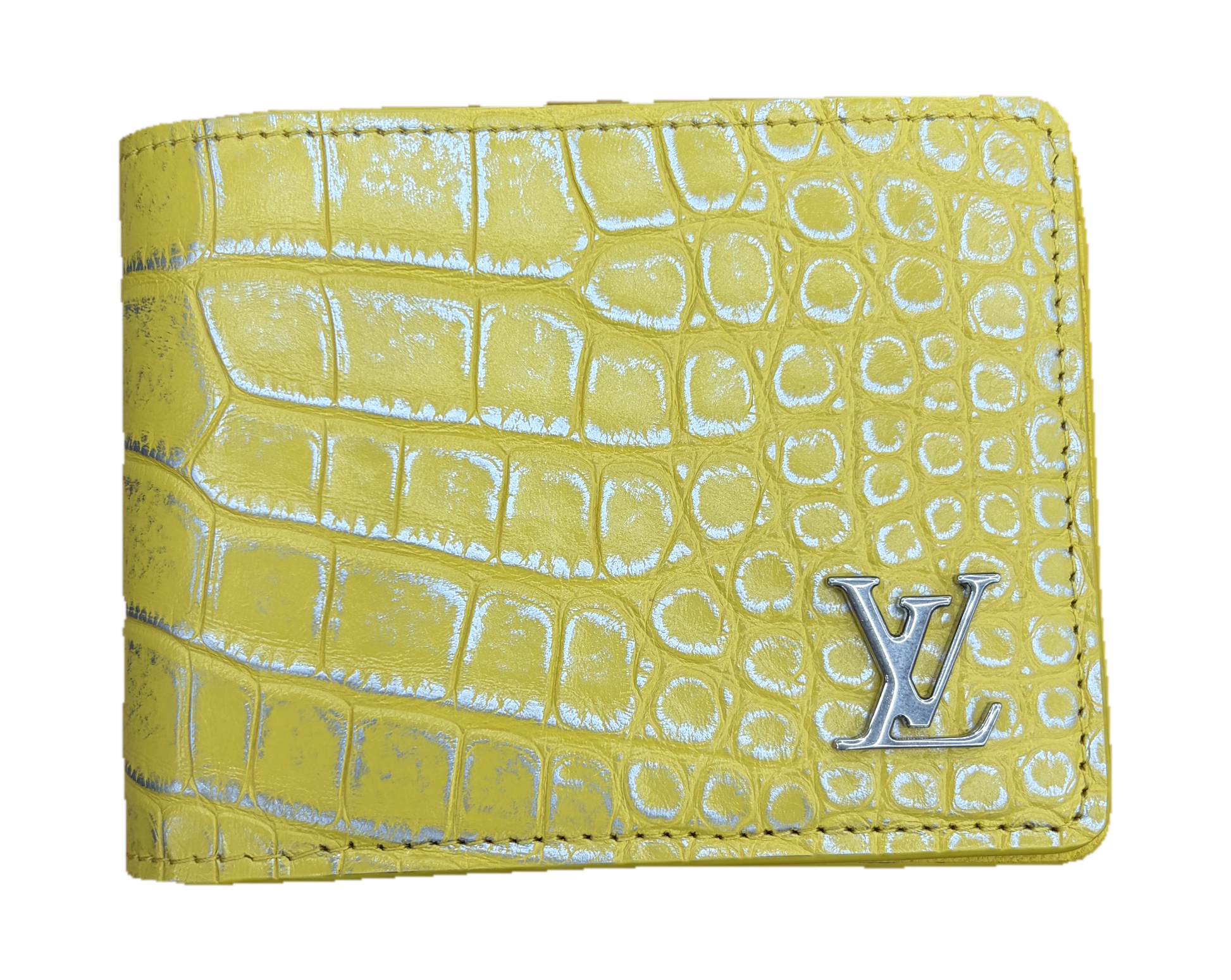Solar Power Louis Vuitton Multiple Wallet in Exotic Alligator