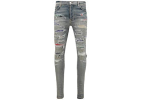 AMIRI Rainbow Patch Jeans Multicolor