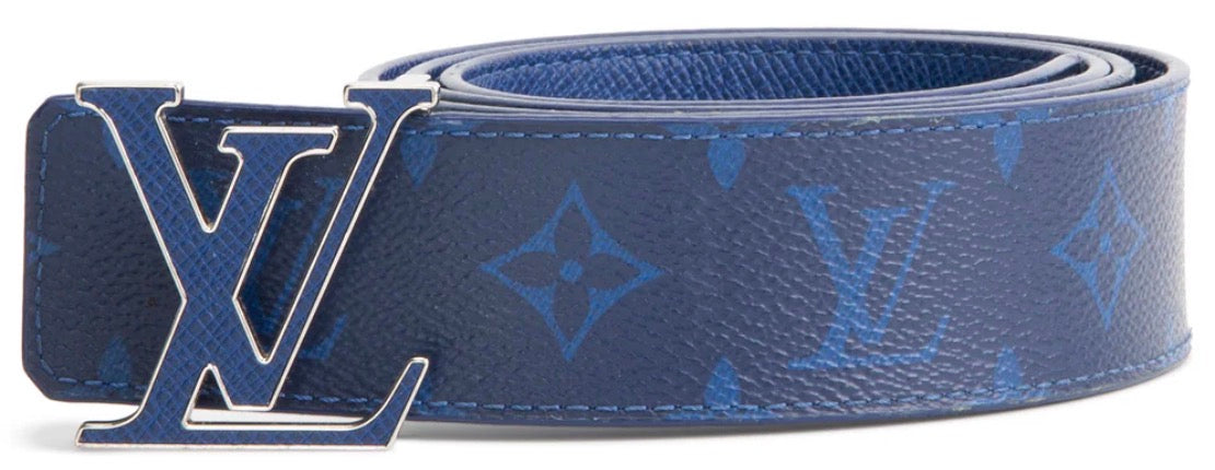 Louis Vuitton Blue Monogram 40MM Belt
