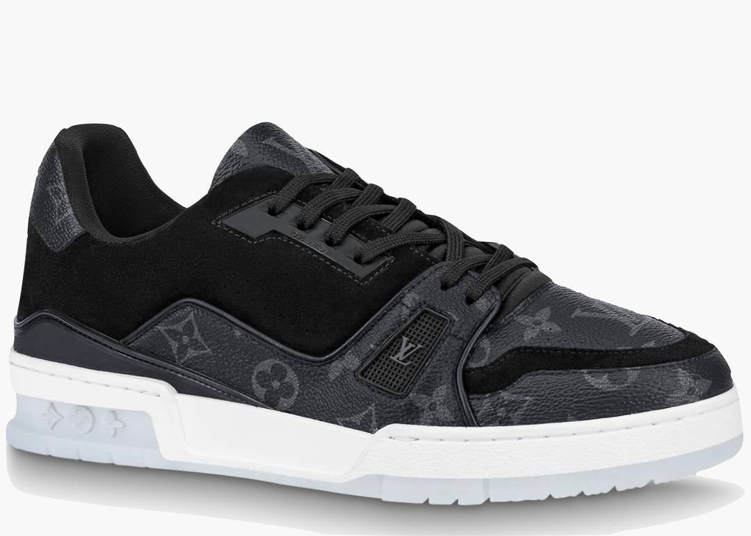 Louis Vuitton Trainer Sneakers Black Monogram