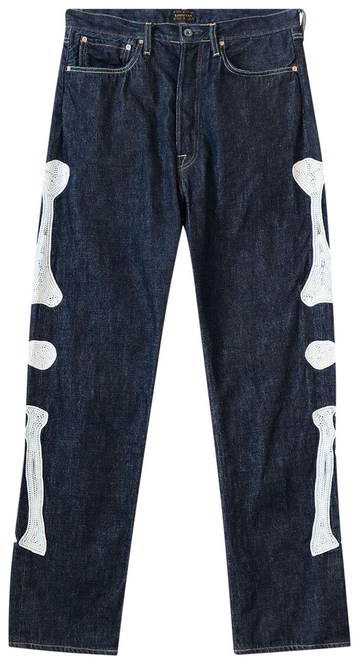 Kapital Denim Mexican Tuxedo Okagilly Pants 'Indigo'