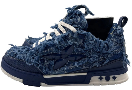 Louis Vuitton LV Skate Sneaker Blue Denim White