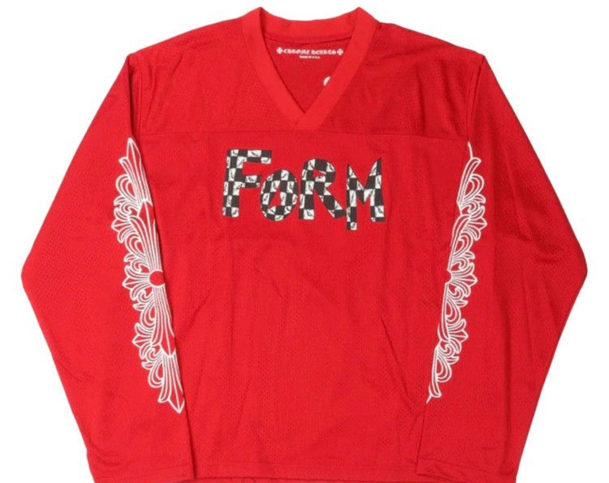 Chrome Hearts Matty Boy Mesh Jersey Long Sleeve Tee