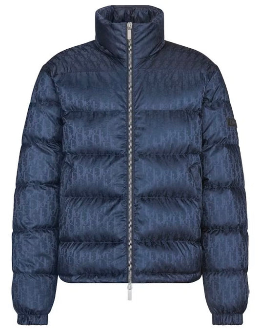 Dior Oblique Navy Puffer Jacket