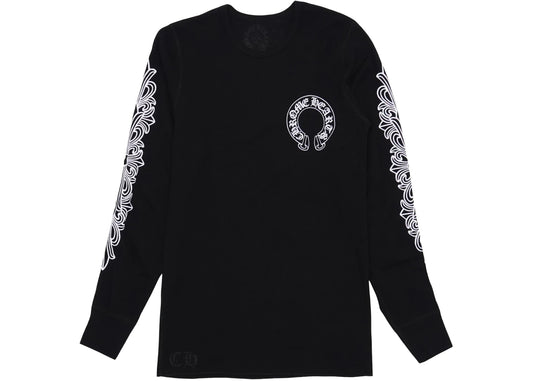 Chrome Hearts Horseshoe Thermal Waffle T-shirt Black