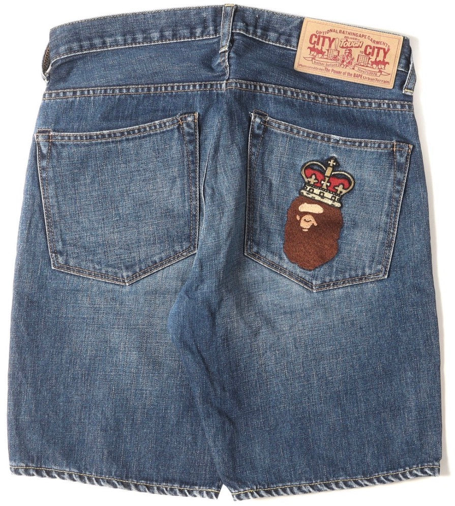 A Bathing Ape Crown Ape Jorts