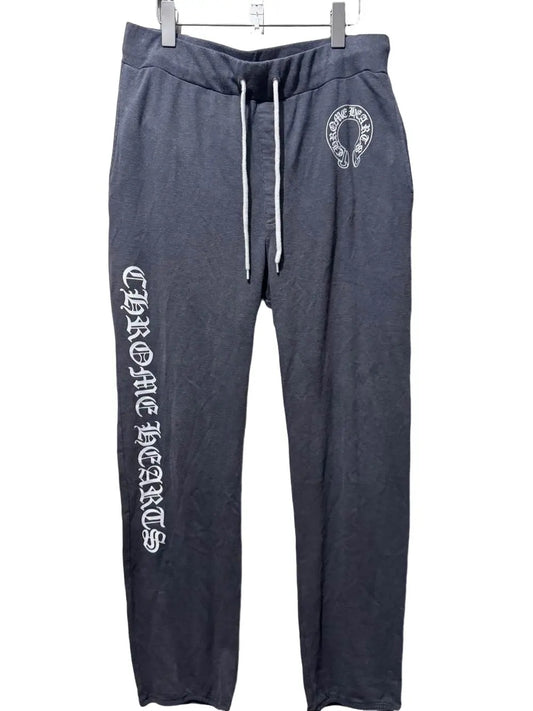 Chrome Hearts Vintage Grey Horseshoe Sweatpants