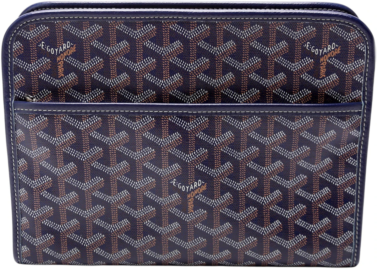 Goyard Jouvence Toiletry Bag PM Navy Blue