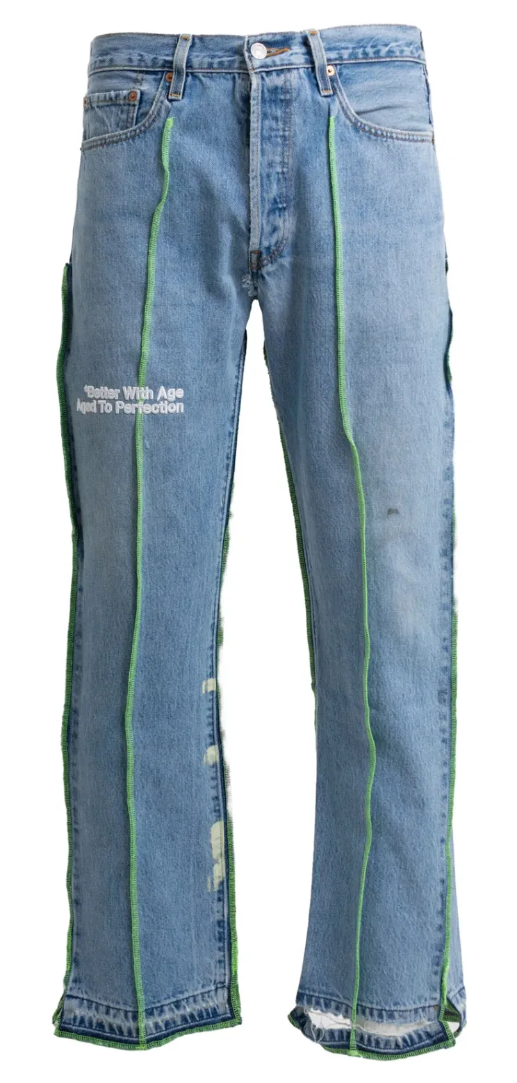 BETTER WITH AGE 'DERBY' PLEATED JEANS