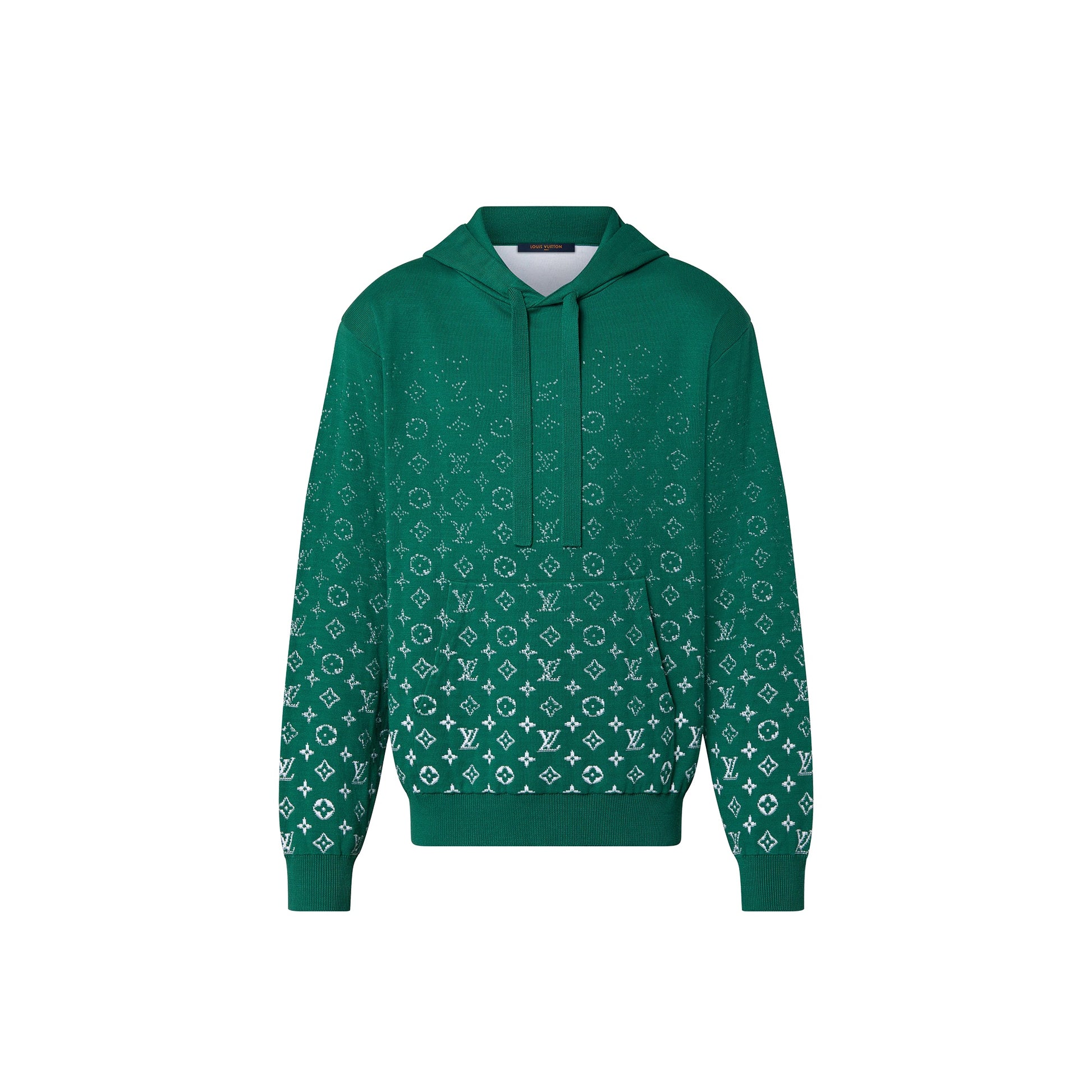Louis Vuitton Green Monogram Gradient Hoodie