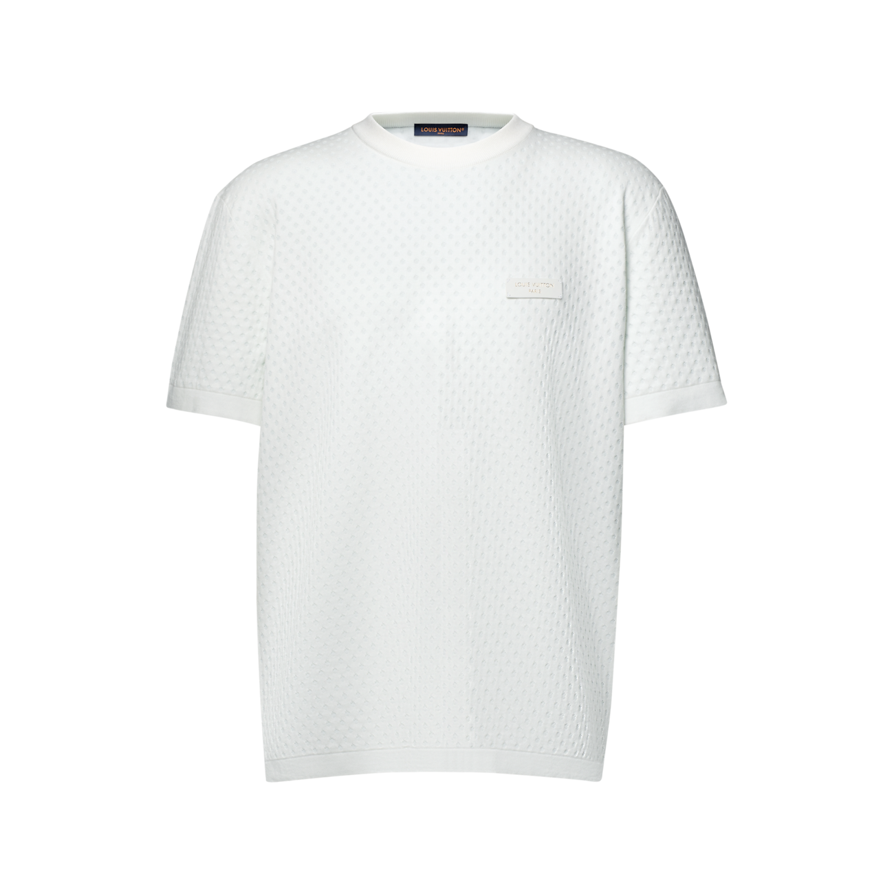 Louis Vuitton Knitted Mesh Short-Sleeved Crewneck
