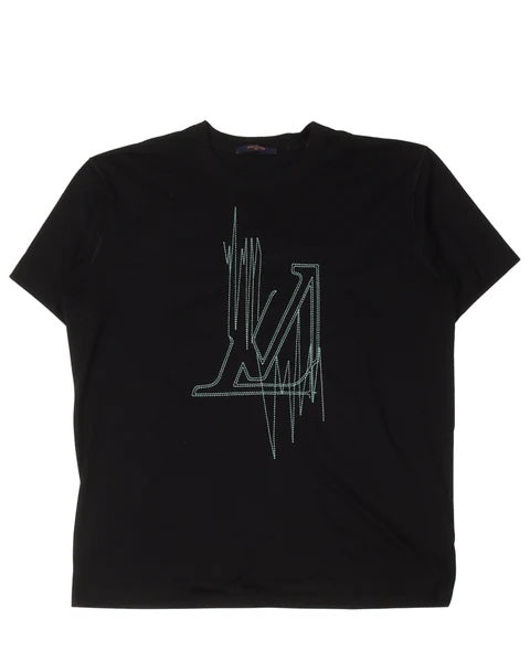 Louis Vuitton Embroidered Logo Tee