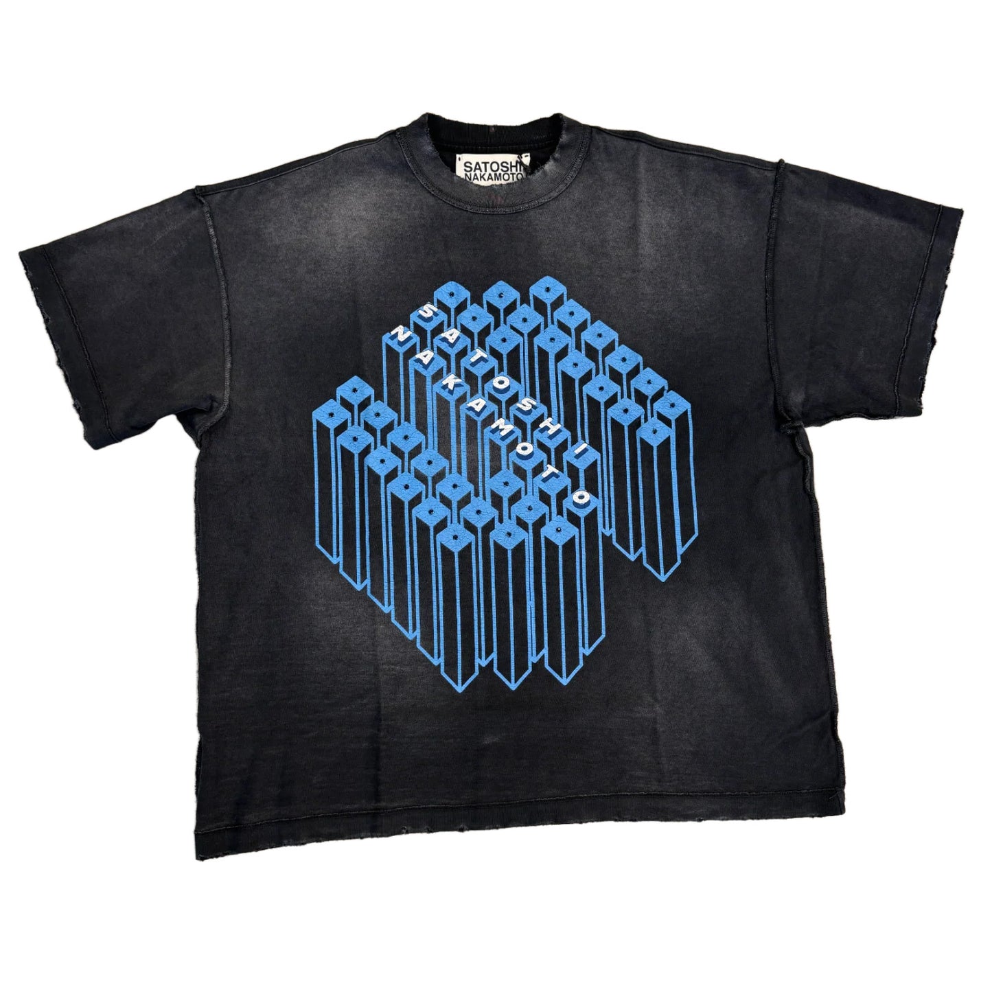 Satoshi Nakamoto Gridlock T-Shirt Black