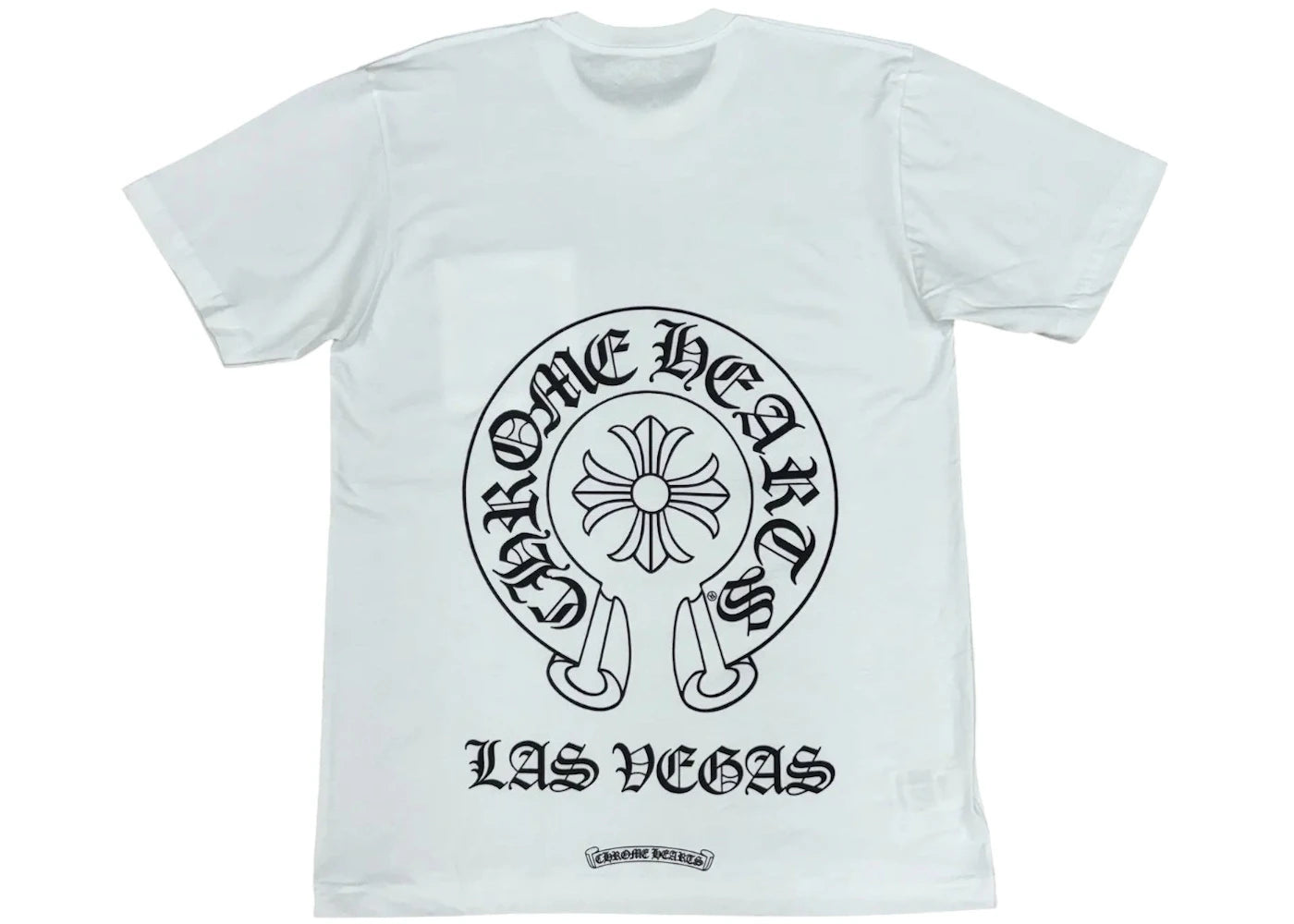 Chrome Hearts Las Vegas Horseshoe Logo T-shirt White