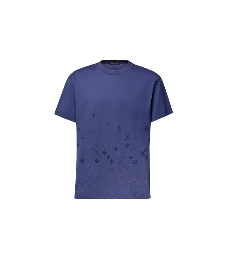 Louis Vuitton Gradient Signature Flock Print T-Shirt
