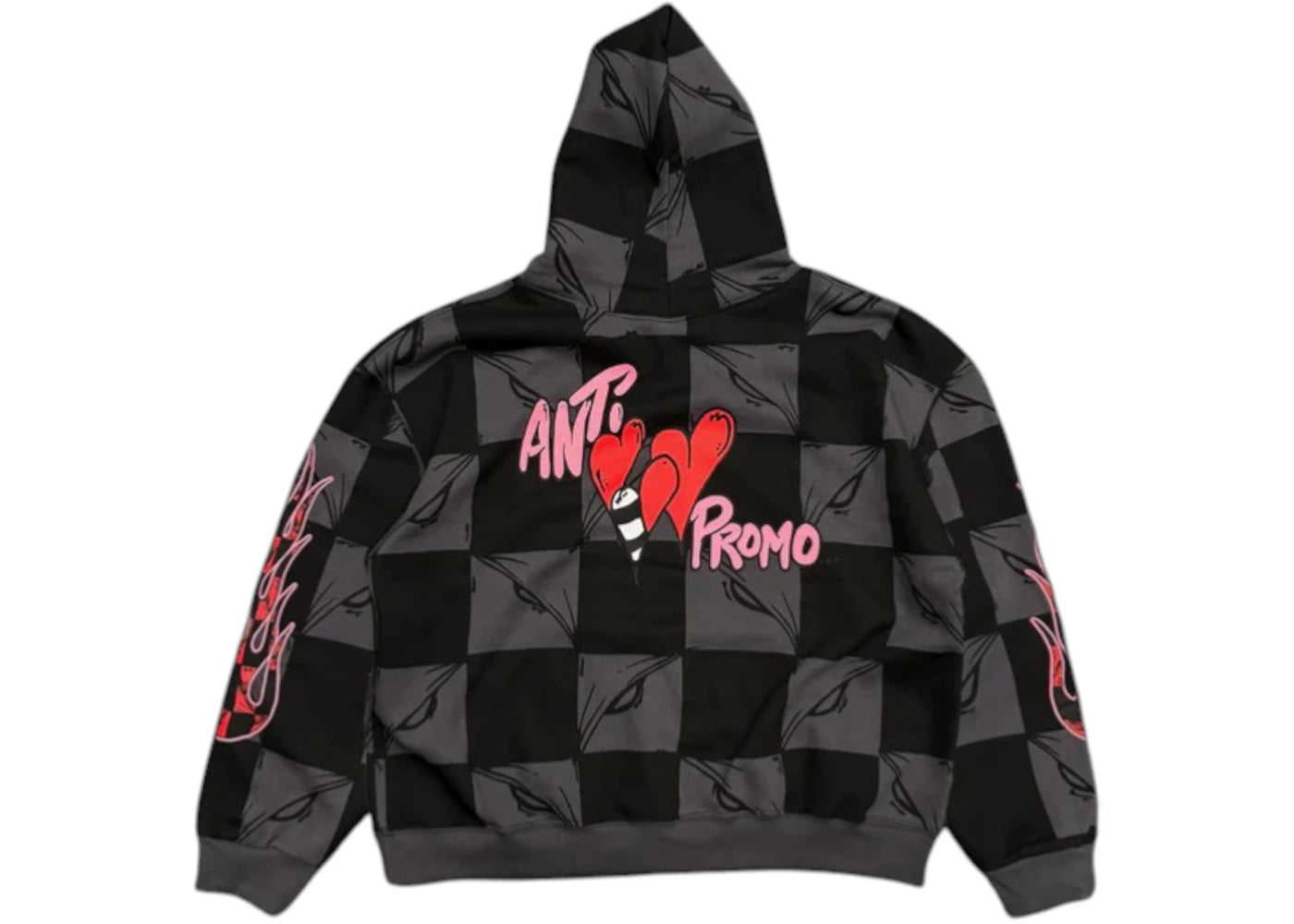Anti Promo x Matty Boy 99 Eyes Flame Hoodie (Atlanta Exclusive) Black
