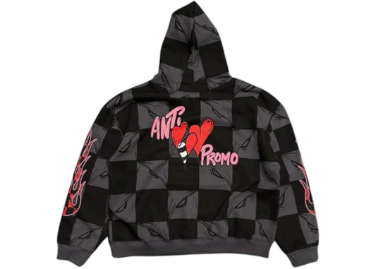 Anti Promo x Matty Boy 99 Eyes Flame Hoodie (Atlanta Exclusive) Black