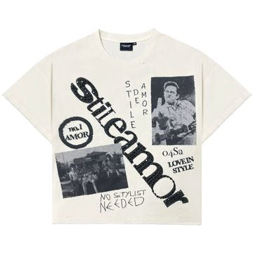 Stile De Amor CREAM NO STYLIST TEE