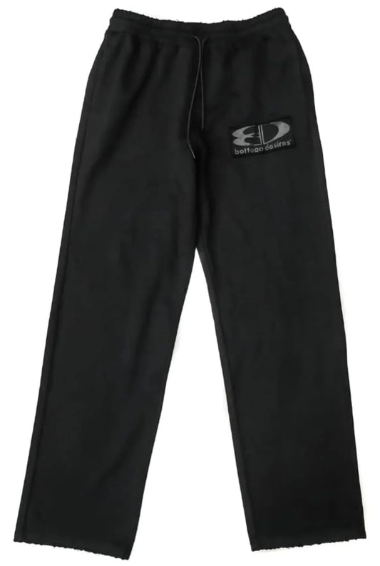 BOTTEGA DESIRES Triple Black 'TECH' SWEATPANTS