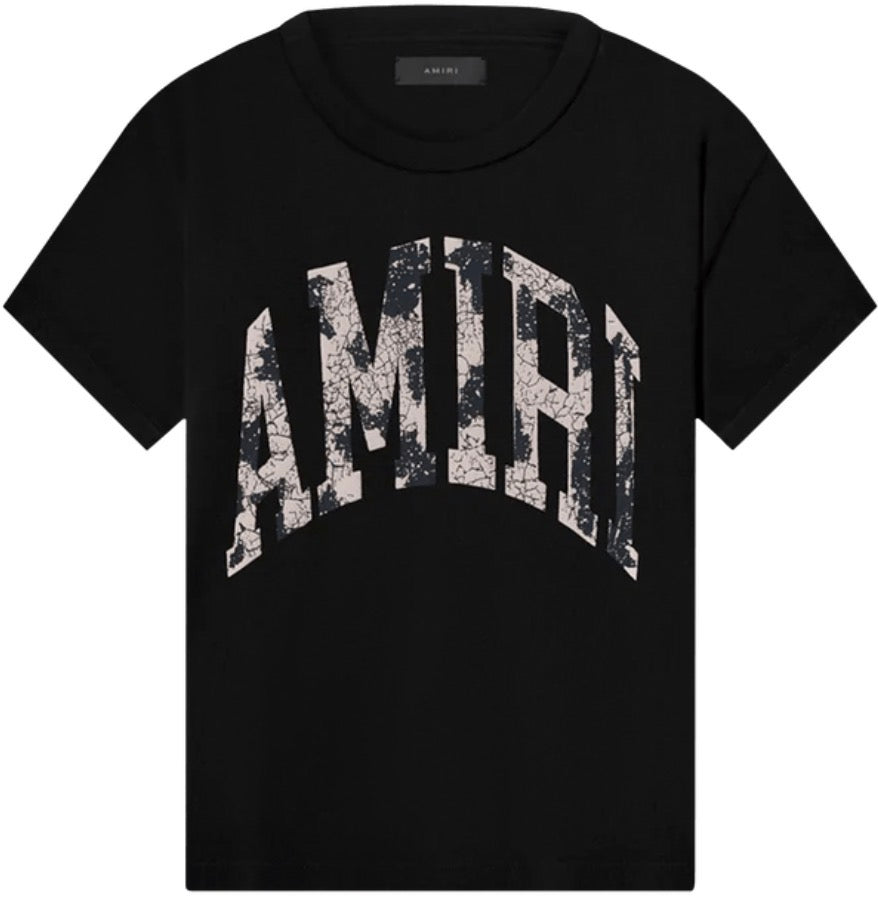Amiri Collegiate Logo Tee Black