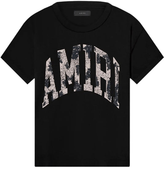 Amiri Collegiate Logo Tee Black