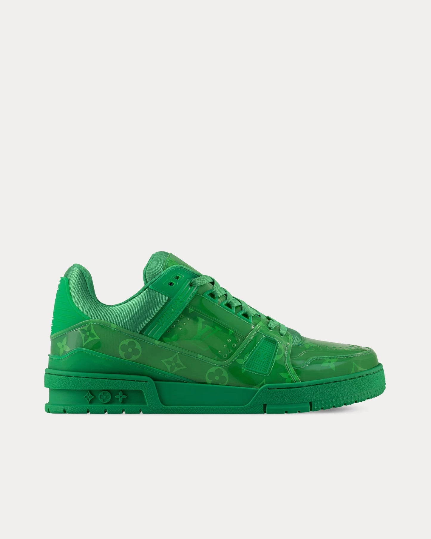 Louis Vuitton Trainer Sneaker Green Monogram Translucent