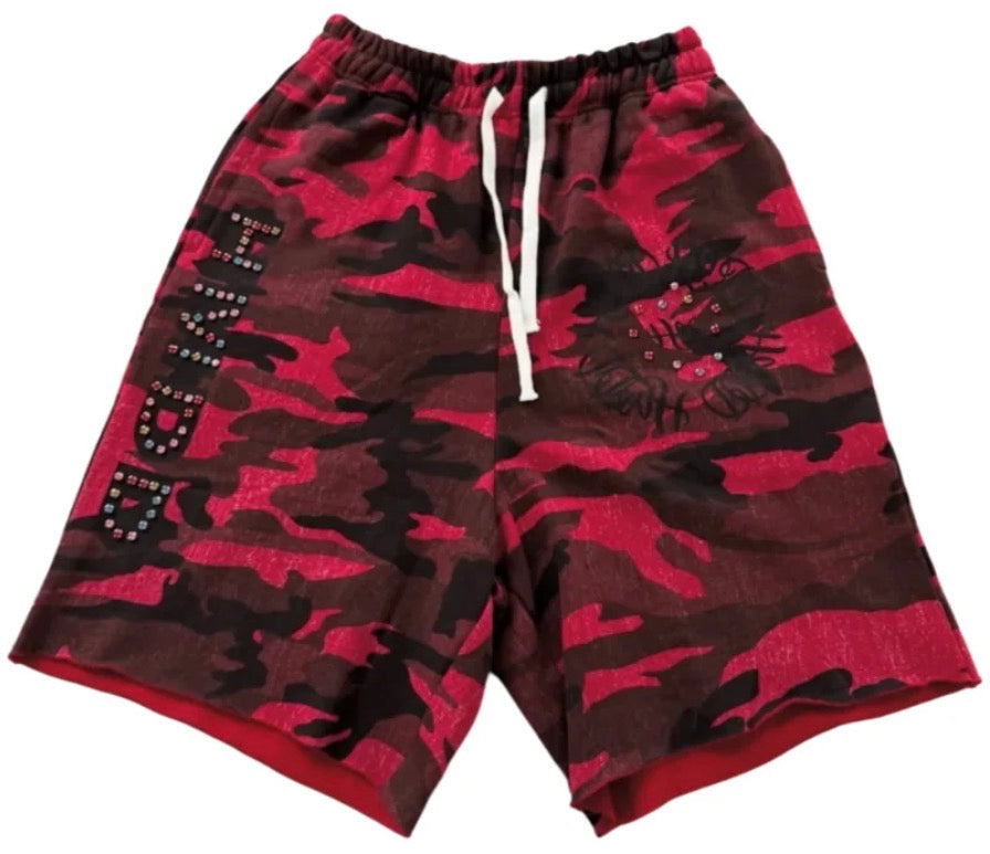 HMDD Chimstone Sweatshorts "Red Camo"