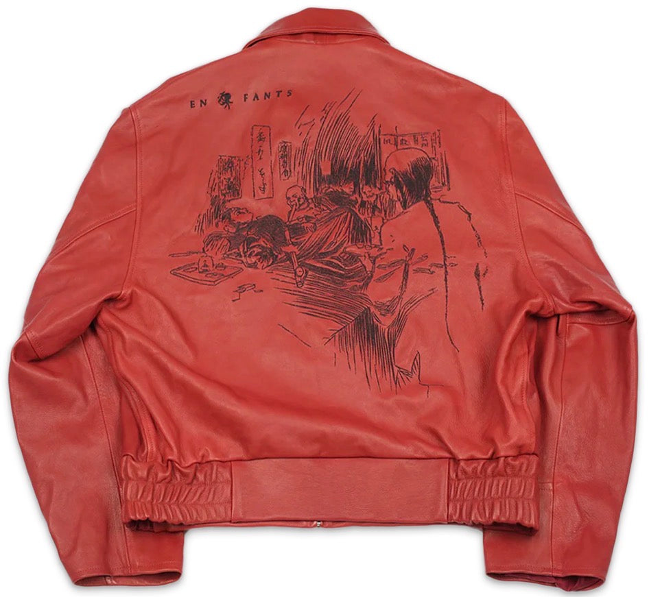 Enfants Riches Deprimes OPIUM DEN FRANK JACKET "RED"