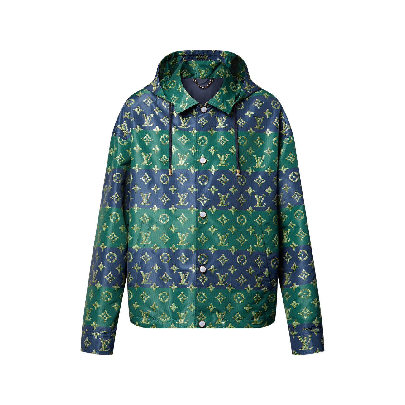 Louis Vuitton Monogram Printed Coach Jacket