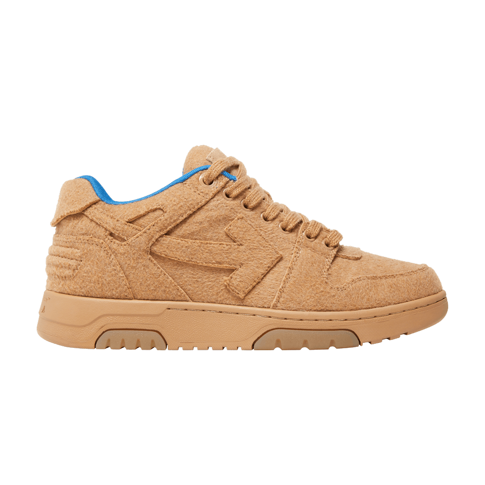 OFF-WHITE 'BROWN' OUT OF OFFICE CAMEL LOW TOP SNEAKERS