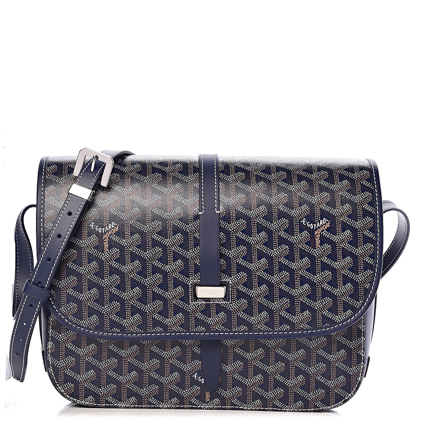 Goyard Navy Blue MM Belvedere Bag