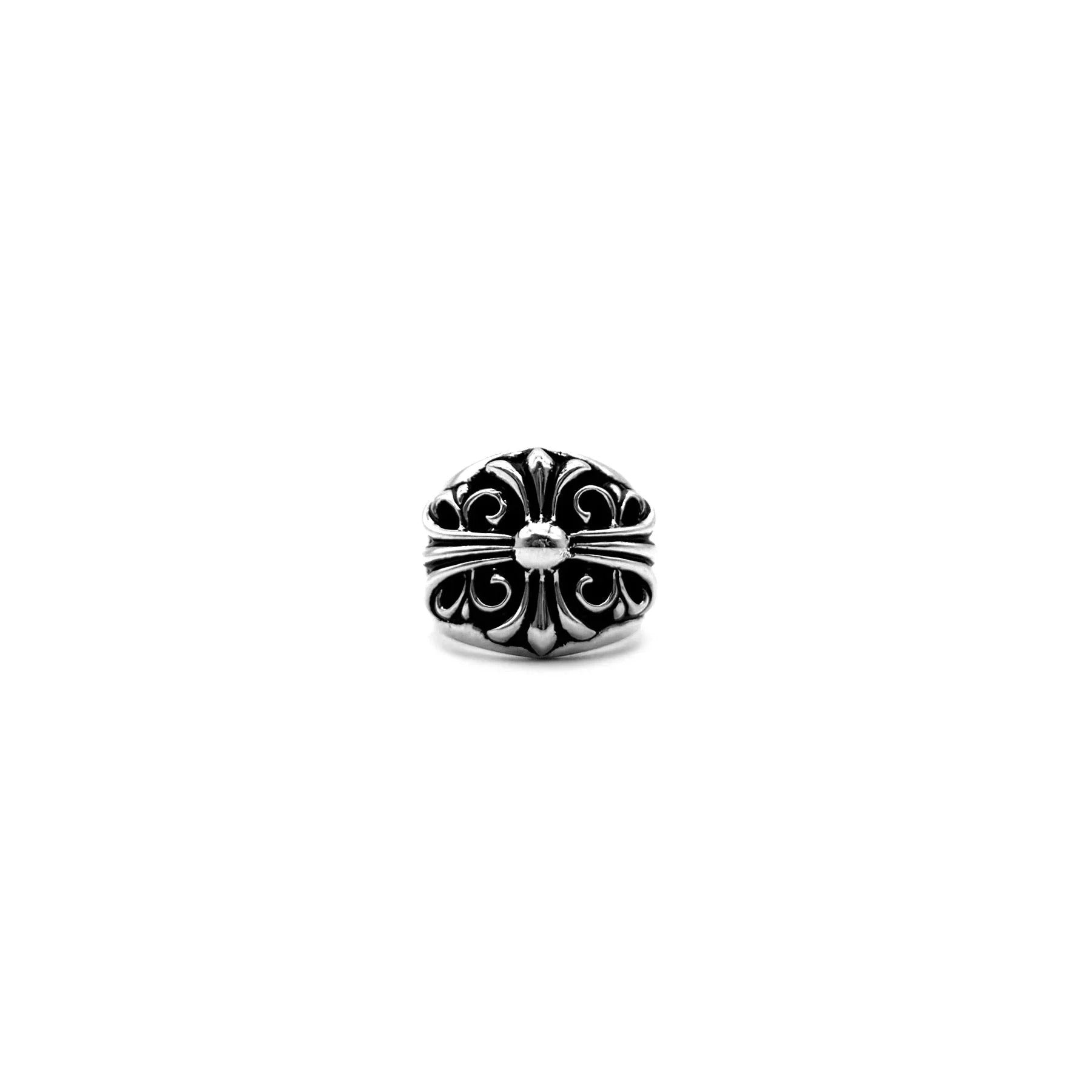 Chrome Hearts Classic Silver Keeper Ring