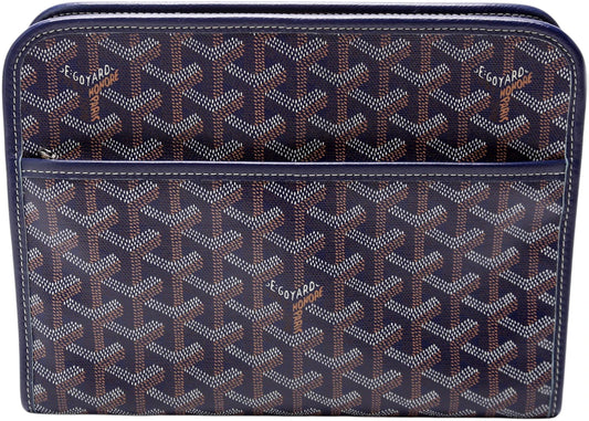 Goyard Jouvence Toiletry Bag PM Navy Blue