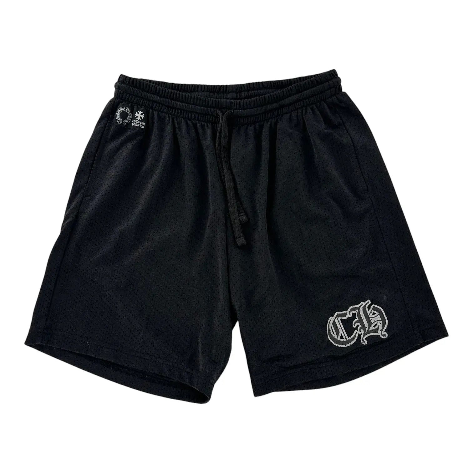 Chrome Hearts Black Mesh Jersey Shorts