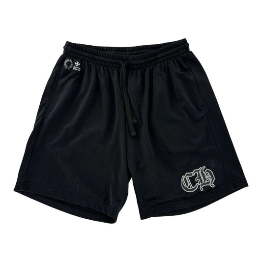 Chrome Hearts Black Mesh Jersey Shorts