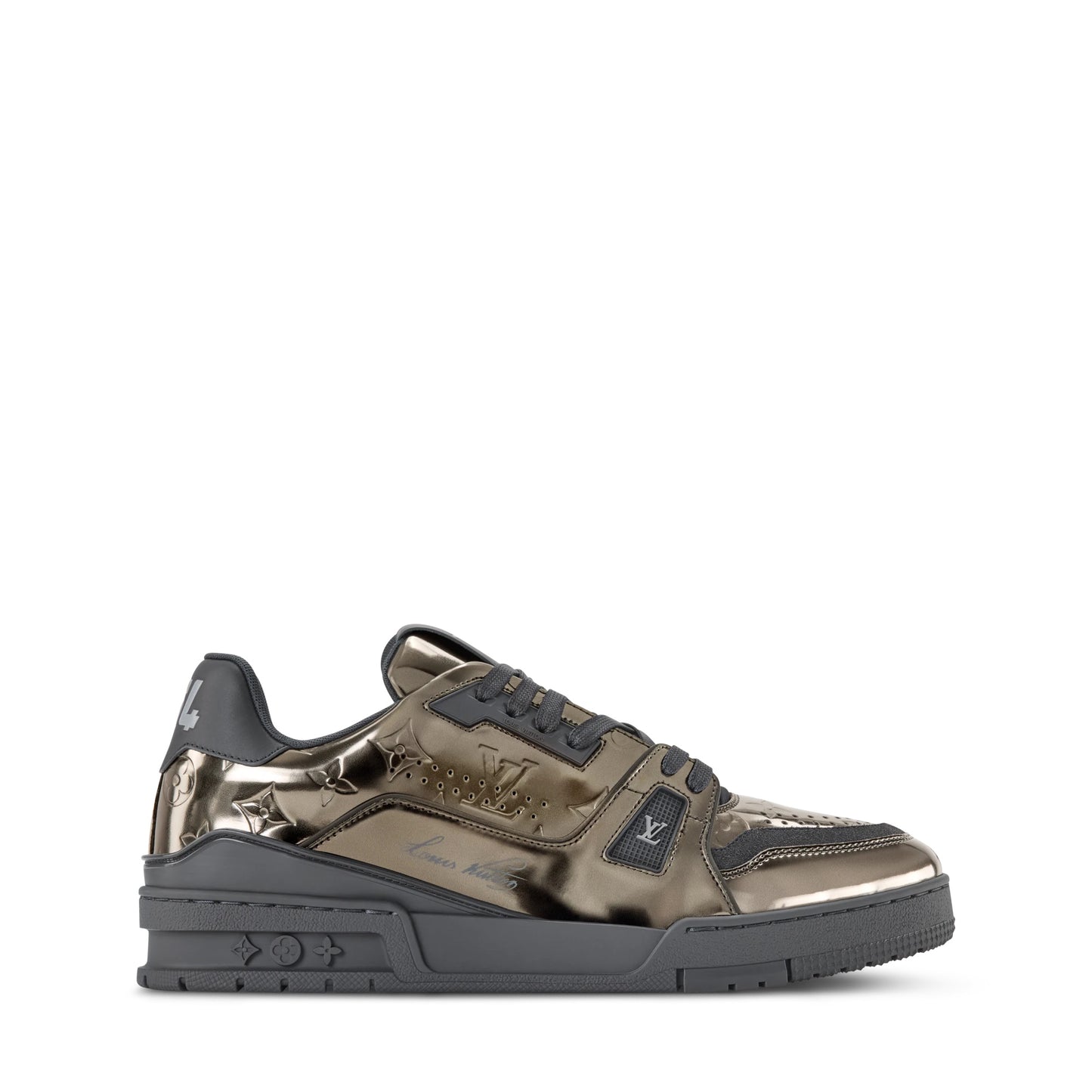 Louis Vuitton Trainer Sneakers Metallic Reflective
