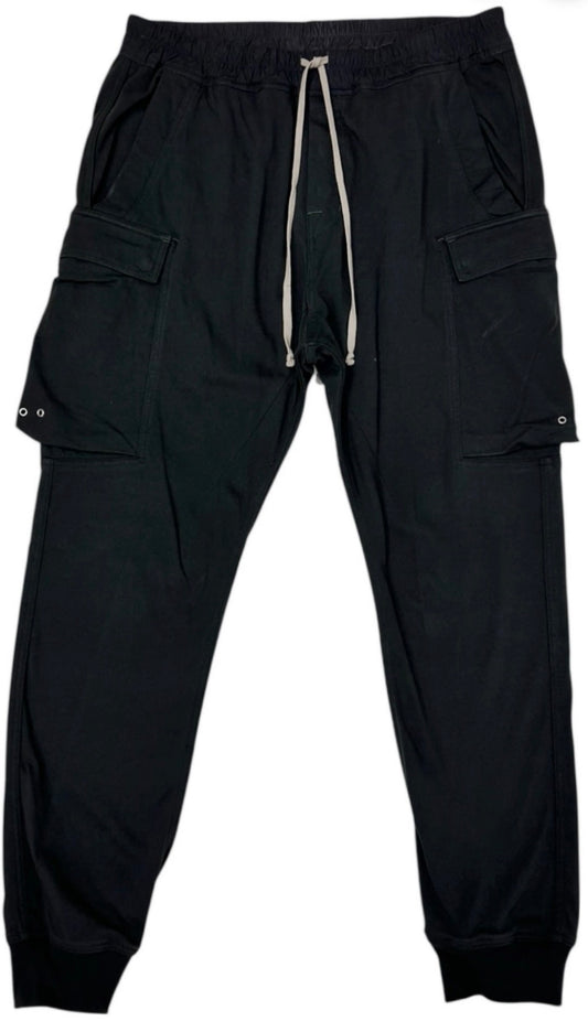Rick Owen Black Cargo Joggers